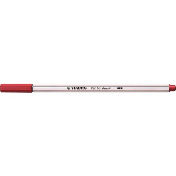 Ecsetirón, STABILO "Pen 68 brush", vörös