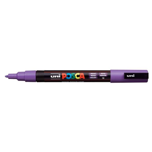 Dekormarker, 0,9-1,3 mm, UNI "Posca PC-3M", lila