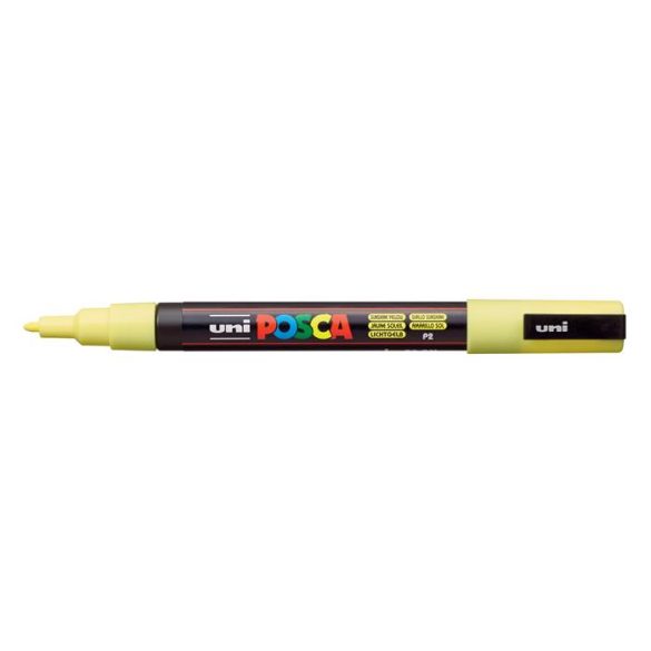 Dekormarker, 0,9-1,3 mm, UNI "Posca PC-3M", napsárga