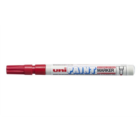 Lakkmarker, 0,8-1,2 mm, UNI "PX-21", piros