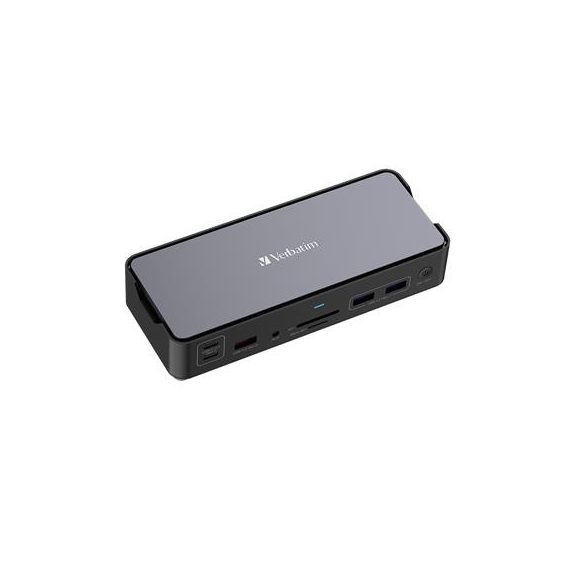 Dokkoló, 15 port, USB-C host, VERBATIM "USB-C Pro CDS-15"