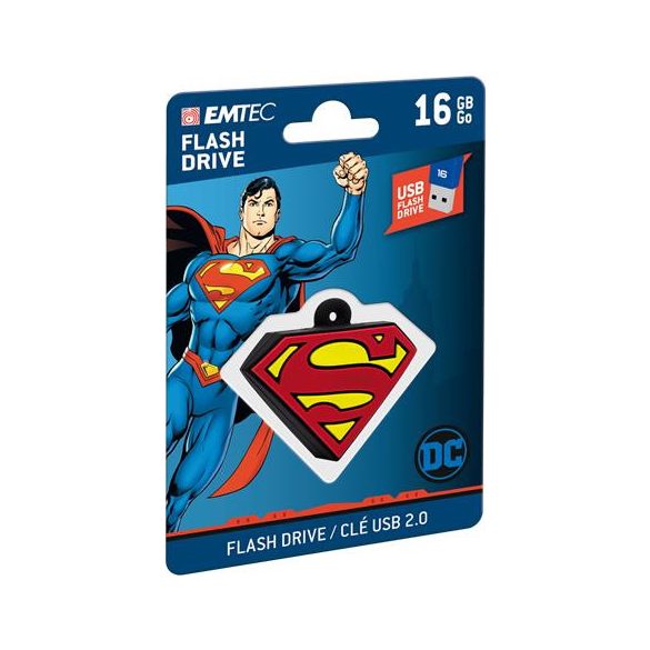 Pendrive, 16GB, USB 2.0, EMTEC "DC Superman"