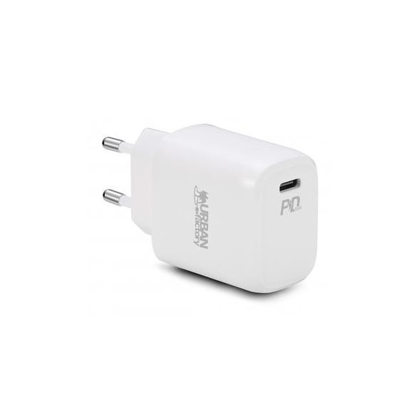 Hálózati töltő, 1xUSB-C (PD), 20W, URBAN FACTORY